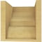 Ekena Millwork 8"W x 8"D x 8"H Wide Ridgewood Rough Cedar Woodgrain TimberThane Corbel, Primed Tan CORUR08X08X08RIDRCPR - alternate 2